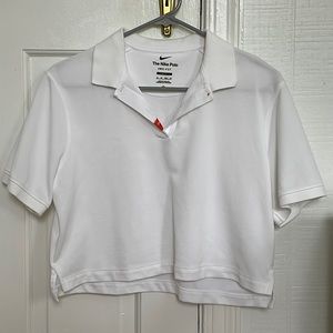 Nike Dri-Fit Crop Polo Shirt